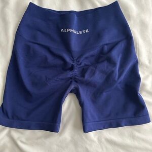 Alphalete blue shorts size small.